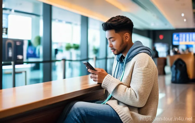 관광객 안전 관리 - **Prompt 1: Digital Guardian - Secure and Connected Traveler**
    A wide shot of a diverse, modern ...